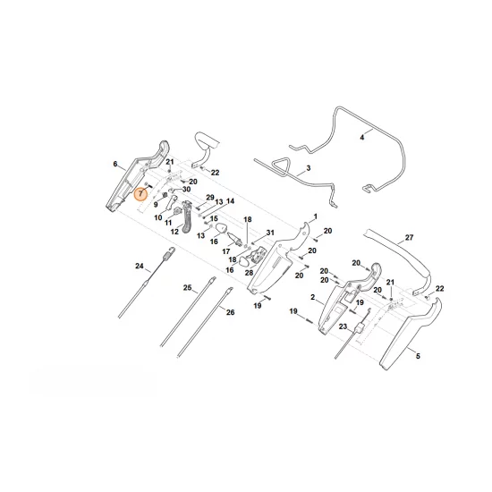 STIHL   Śruba z łbem okrągłym M5x35 9027 068 1080